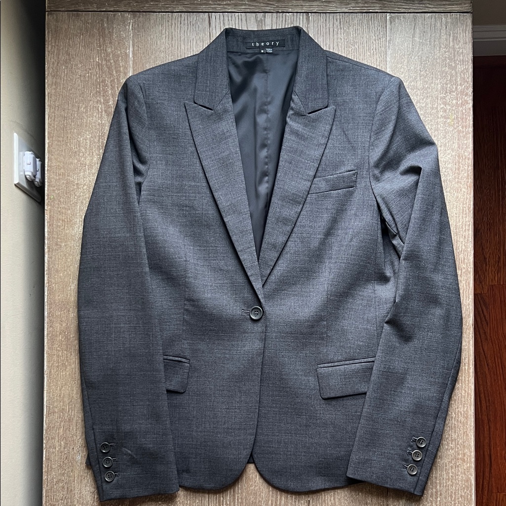 Nwot Theory Gabe B Wool Women’s Blazer